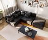 Ecksofa Clovis Anthrazit Antik Optik Hocker Ottomane Links Modulsofa Bild 4