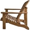 Gartensessel Skule aus Kiefernholz, klassisch im Adirondack-Design, braun, mit Armlehnen, für Outdoor Bild 3
