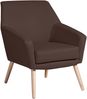 Sessel Kachka Bezug Kunstleder Buche natur / braun 21082 Bild 1