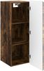 vidaXL Wandschrank Geräucherte Eiche 33 x 34,5 x 94 cm Holzwerkstoff 898250 Bild 3