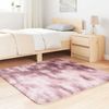 vidaXL Teppich Shaggy Hochflor NAVARRA Altrosa 120x120 cm Polyester 4102865 Bild 3