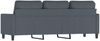 vidaXL 3-Sitzer-Sofa Dunkelgrau 180 cm Samt 359210 Bild 5