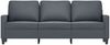 vidaXL 3-Sitzer-Sofa Dunkelgrau 180 cm Samt 359210 Bild 3