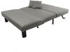 Faltsofa Kalomira Bezug Flachgewebe Metall schwarz / hellgrau 21500 Bild 2