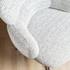 Bronx71 Esszimmerstuhl Coco drehbar Stoff meliert off-white/ schwarz Bild 5