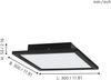 Eglo 99415 LED-Panel Deckenleuchte SALOBRENA-C schwarz L:30 B:30 H:5cm dimmbar 2700-6500K mit Connect Funktion inkl. Fernbedienung Bild 4