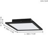 Eglo 99415 LED-Panel Deckenleuchte SALOBRENA-C schwarz L:30 B:30 H:5cm dimmbar 2700-6500K mit Connect Funktion inkl. Fernbedienung Bild 5