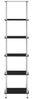 vidaXL Regal mit 6 Ablagen Schwarz 40x40x160 cm Hartglas 249512 Bild 2