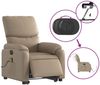vidaXL Massagesessel mit Aufstehhilfe Elektrisch Cappuccino Kunstleder 3204913 Bild 5