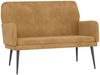 vidaXL Sitzbank Braun 108x79x79 cm Samt 351421 Bild 2