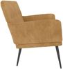 vidaXL Sitzbank Braun 108x79x79 cm Samt 351421 Bild 4