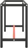 vidaXL Werkbankgestell Mattschwarz und Mattrot 110x50x79 cm Metall 151450 Bild 4