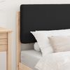 vidaXL Bettgestell mit gepolstertem Kopfteil Schwarz 90 x 190 cm 877666 Bild 3