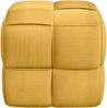 CLP Sitzhocker Forinta, hochwertiger Cordstoff, moderner Stil, bequem und elegant,gelb Bild 4