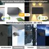 ZMH Solarlampen für Außen - 4ER Solar Wandleuchte Aussen Wand Außenwandleuchten Aussenleuchte Warmweiß Solarwandleuchten Wasserdichte Wandleuchte Up and Down Solarleuchte für Zaun Terrasse Balkon Bild 5