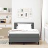 vidaXL Boxspringbett mit Kissen Dunkelgrau 120 x 190 cm Stoff 3338980 Bild 3