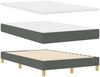 vidaXL Boxspringbett mit Kissen Dunkelgrau 120 x 190 cm Stoff 3338980 Bild 5