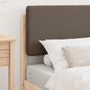 vidaXL Bettgestell mit gepolstertem Kopfteil Taupe 80 x 200 cm 877662 Bild 3