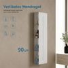 doporro Duschregal Wandregal Badezimmer Regal Schmal aus Metall mit 4 Etagen Reglo-16, Aus Kohlenstoffstahl, BTH: 90 x 20 x 9 cm Bild 2
