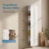 doporro Duschregal Wandregal Badezimmer Regal Schmal aus Metall mit 4 Etagen Reglo-16, Aus Kohlenstoffstahl, BTH: 90 x 20 x 9 cm Bild 4