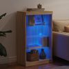 vidaXL Sideboard mit LED-Leuchten Sonoma-Eiche 60,5x37x100 cm 836709 Bild 4