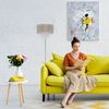 Relaxdays Stehlampe Organza Kristall Bild 3