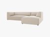 Micadoni 4-Sitzer Modular Sofa Ruby Rechts Samt Salvador Beige Bild 3