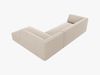 Micadoni 4-Sitzer Modular Sofa Ruby Rechts Samt Salvador Beige Bild 5