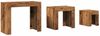 vidaXL Satztische 3 Stk. Altholz-Optik Holzwerkstoff 856672 Bild 2