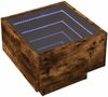 vidaXL Beistelltisch mit LED Räuchereiche 40x40x30 cm Holzwerkstoff 847501 Bild 3