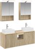 vidaXL Badezimmerschrank-Set 5 pcs Sonoma-Eiche Holzwerkstoff 3406401 Bild 2