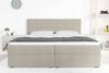 99rooms Bonvito Boxspringbett Beige Strukturstoff INARI Taschen-Federung 140x200 cm Bild 3