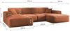 Kaiser Möbel Ecksofa Ecksofa, Eckcouch U form, SIENA stoff Poso Bild 2