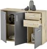 Kommode >BC 1040< in Grau matt - 120x84x35 (BxHxT) Bild 3
