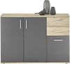 Kommode >BC 1040< in Grau matt - 120x84x35 (BxHxT) Bild 2