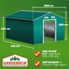 GARDEBRUK® XXXL Gerätehaus mit Fundament Schiebetür Kantenschutz Bild 3
