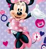 BERONAGE Kinderbettwäsche Minnie Mouse Baby / Kleinkind Hi There! Bettwäsche Linon / Renforcé, 100% Baumwolle, 2 teilig, 135x100 + 60x40 cm Bild 2