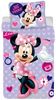 BERONAGE Kinderbettwäsche Minnie Mouse Baby / Kleinkind Hi There! Bettwäsche Linon / Renforcé, 100% Baumwolle, 2 teilig, 135x100 + 60x40 cm Bild 5