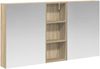 vidaXL Badezimmerschrank-Set 3 pcs 130 x 14,5 x 70 cm Holzwerkstoff 3403762 Bild 2