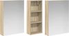 vidaXL Badezimmerschrank-Set 3 pcs 130 x 14,5 x 70 cm Holzwerkstoff 3403762 Bild 5