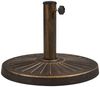 Yaheetech Schirmständer, Sonnenschirmständer Garten für Schirmstöcke bis 38-48 mm Bild 5