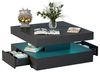 radelldar Couchtisch mit LED-Beleuchtung, 2 Schubladen und verdecktem Stauraum (1-St), Wohnzimmertisch matt 78x78x40 cm Bild 4