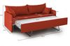 Dmora 3-Sitzer Schlafsofa Avellana, Schlafsofa fürs Wohnzimmer, gepolstert, abnehmbar, 100 % Made in Italy-Qualität, 205x86 h80 cm, Orange Bild 3