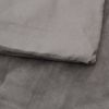 vidaXL Gewichtsdecke Stoff, 1x Gewichtsdecke, 1x Bezug, Grau, 150x200 cm, Baumwolle, 11 kg Bild 4