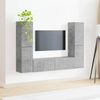 vidaXL TV-Schrankset 6 pcs Beton Grau Holzwerkstoff 3409108 Bild 4