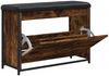 vidaXL Schuhbank mit Klappe Räuchereiche 82x32x56 cm 835124 Bild 5