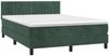 vidaXL Boxspringbett mit Matratze & LED Dunkelgrün 140x200 cm Samt 3134528 Bild 3