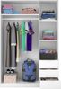 Kleiderschrank >LC-180< 3 Schübe, in Weiß - 121x180x52 (BxHxT) Bild 3