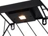 LED Deko Solar Wandleuchte für Pflanzen aus Stahl Gitter in Schwarz, Höhe 25,5cm Bild 5