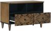 vidaXL TV-Schränk Braun 70 x 33,5 x 46 cm Massivholz Mango 4018333 Bild 2